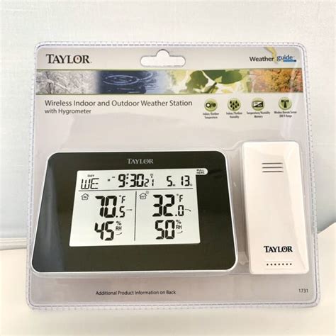 Taylor Precision Products Wireless Digital Indooroutdoor Weather