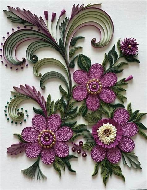 Paper Quilling Flower Simple Paperquillingflowertutorial Открытки с