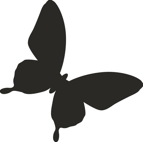 Butterflies Silhouette At Getdrawings Free Download