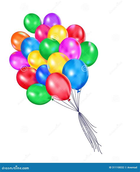 Multi Colored Balloons Stock Photography Image 31110032