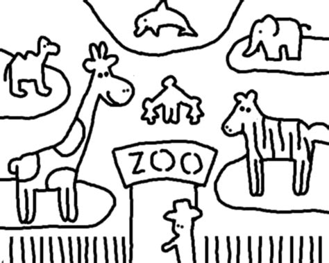Dibujos de Zoo (Animales) para colorear – Páginas imprimibles gratis