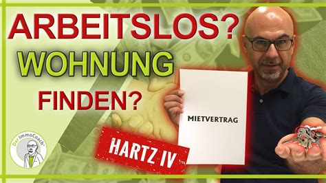 Sollte das einkommen und vermögen ausreichen und ein wechselseitiger wille bestehen für einander zu sorgen, kann dies gemäß § 9 abs. Als Arbeitsloser WOHNUNG finden? Mit HARTZ 4 eine ...