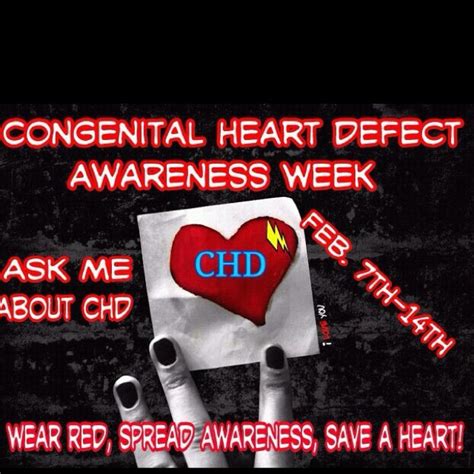 February 7 14 Chd Awareness Week Chd Awareness Congenital Heart