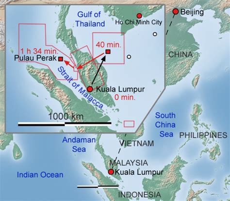 Route Map Of Malaysia Airlines Maps Of The World