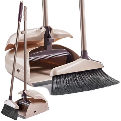 Buy Broom And Dustpan Set Large Upright Dust Pan Set And Lobby Broom