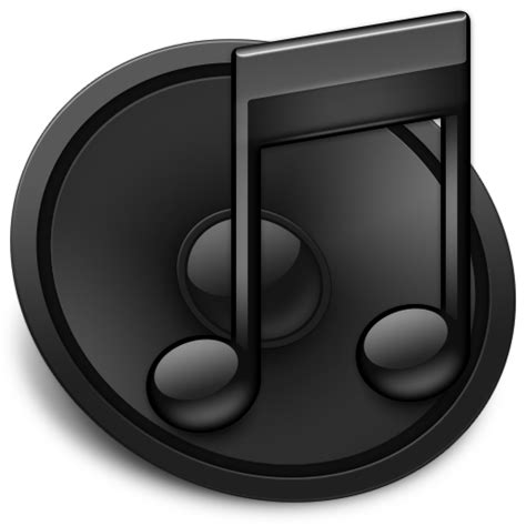 iTunes Black S Icon - iTunes Icons - SoftIcons.com