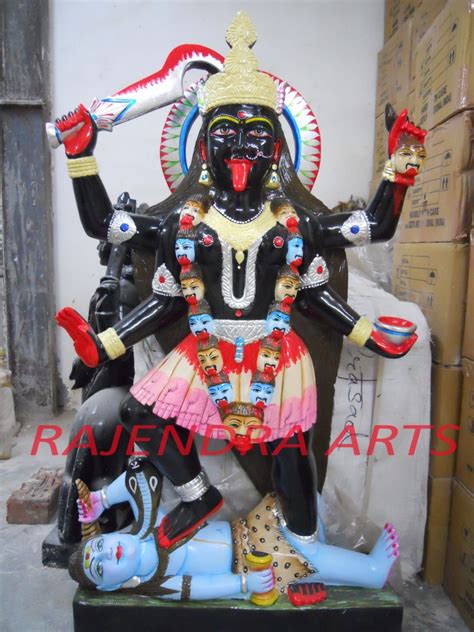 Rajendra Art S Black Marble Maa Kali Ji Statues For Worship At Rs