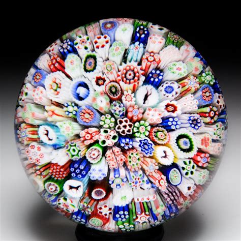 Rare And Unusual Baccarat 1849 Millefiori Paperweight The Glass Gallery Blog