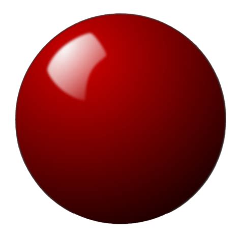 Red Ball 3d Reflection Transparent Png Png Play