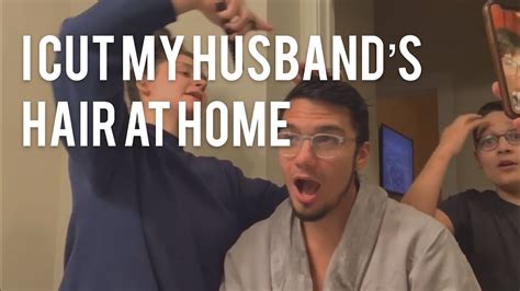 You have to cut your hair to get a job. I CUT MY HUSBAND'S HAIR MYSELF! - YouTube