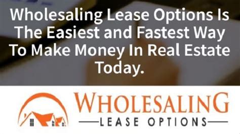 Wholesaling Lease Options By Joe Mccall Forex Trading Course
