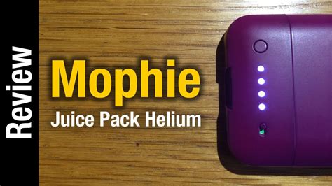 Mophie Juice Pack Helium For Iphone 5 And 5s Youtube