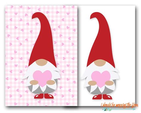 Free Valentine Gnome Printables In 2020 Valentines Printables Free