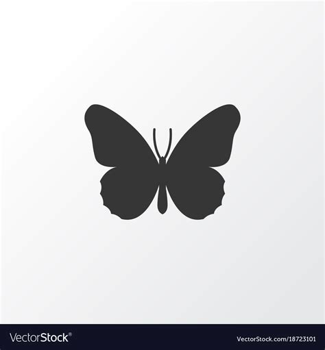Butterfly Icon Symbol Premium Quality Isolated Vector Image
