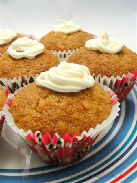 Krithis Kitchen Carrot Cake Cupcakes With Cream Cheese Frosting