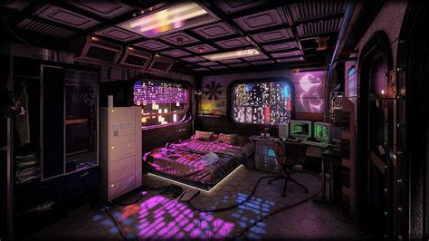 Cyberpunk Furniture Rooms Ideas Cyberpunk Cyberpunk Room Cyberpunk