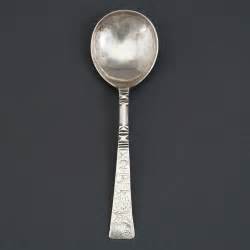 The stranger's conduct was that of a man who had been born with a silver spoon in his mouth. A Norwegian 17th century silver spoon, mark of Oluf ...