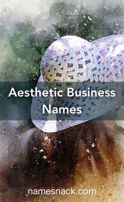 Aesthetic Business Names | Aesthetic names, Business names, Names