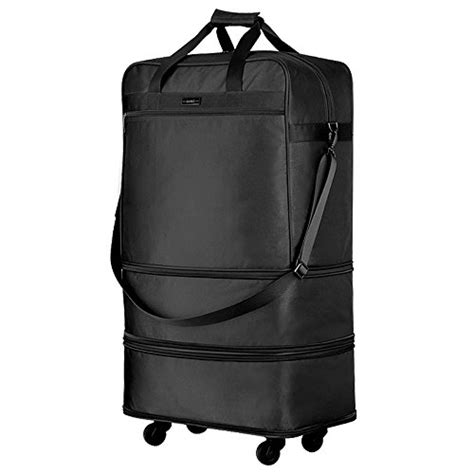 Hanke Expandable Foldable Suitcase Luggage Rolling Travel Bag Duffel