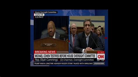 oversight committee grills michael cohen youtube