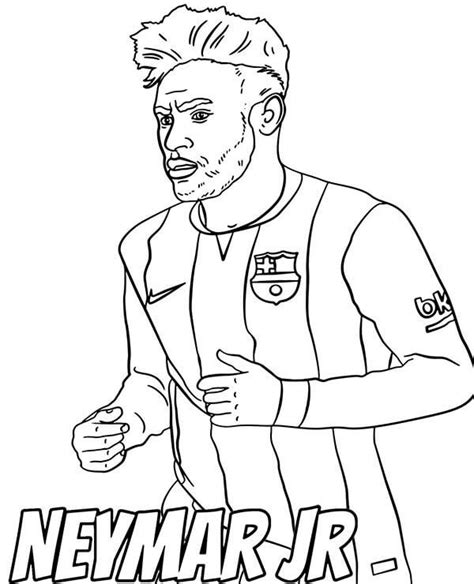 Neymar Impressionante Para Colorir Imprimir E Desenhar Colorir Me Pdmrea Images And Photos Finder