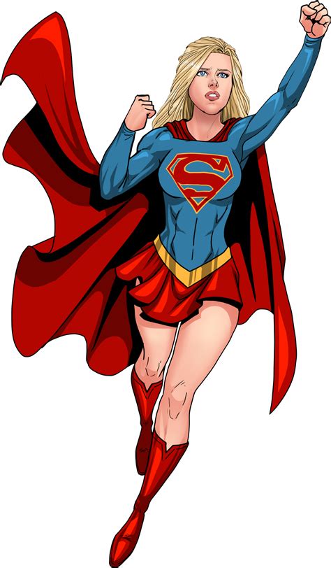 Download Supergirl Cartoon Png Transparent Png Vhv