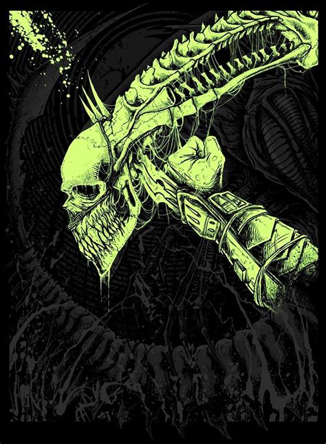 Alien Vs Predator Fantasy Artwork Dark Fantasy Art Predator Artwork