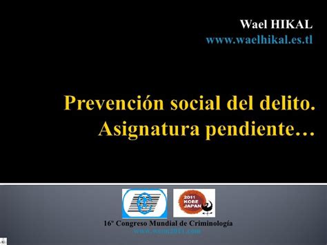 Prevención Social Del Delito