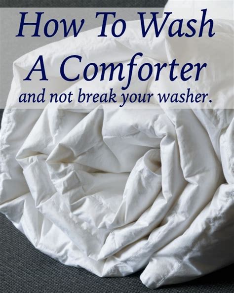 How To Wash Comforters Home Ec 101