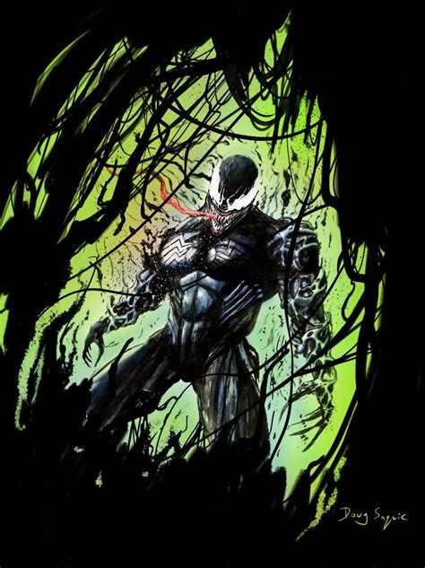 Venom Darkness By Dougsq Comic Books Art Horror Art Art Pages