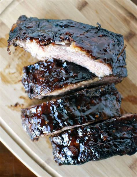 Add your beef along with all of the ingredients for your sauce in the slow cooker and cook on high in it is a thick sweet and sour sauce. Smoked Beef Ribs with BBQ Sauce - Pass the Sushi