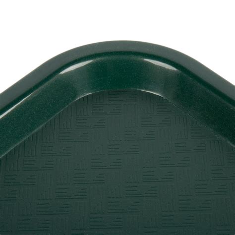 Choice 12 X 16 Forest Green Plastic Fast Food Tray