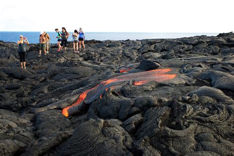 Spectacular Show As Hawaiian Lava Hits Pacific Ocean Cbs News