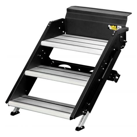Lippert® Solidstep™ Premium Step Storage Manual Steel With Aluminum