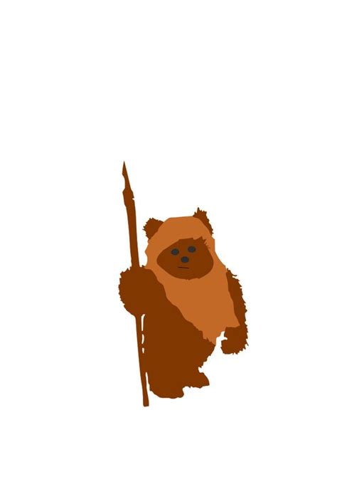 Items Similar To Star Wars Ewok Svg Cutting File For Cricut Or