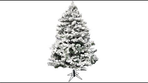 Antarctic Pine Heavily Flocked White Snow Christmas Tree Youtube