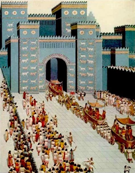 The Ishtar Gate Ancient Babylon Iraq Built By