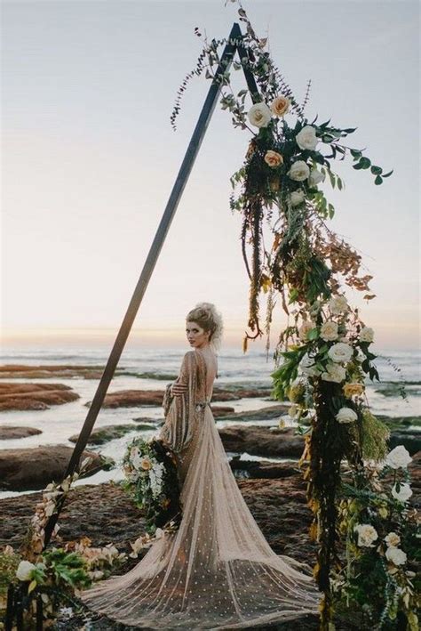 Boho Beach Wedding Backdrop Ideas Bohemian Wedding Backdrop Boho Beach