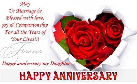 Your marriage anniversary is a complete happiness. Anniversary Wishes For Daughter - Wishes, Greetings ...