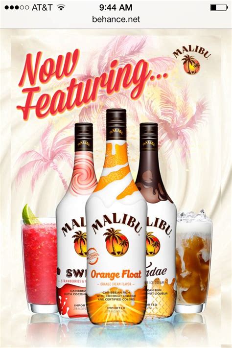 Caribbean rum blended with the ripe, juicy and refreshing taste of watermelon flavor and a smooth and fruity finish, malibu watermelon is made . Orange Creamsicle drink! new malibu rum flavors | Cheers ...