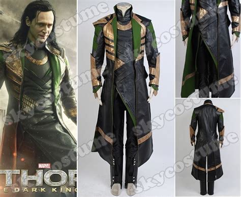 Loki Character From Thor Inspiration For Seaweed Menswear Or Women S Jacket Cosplay Costumes