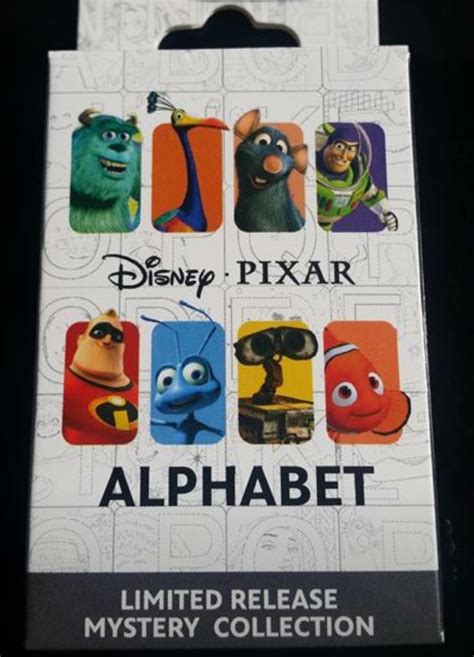 Disney Pixar Alphabet Mystery Pin Collection Disney Pins Blog