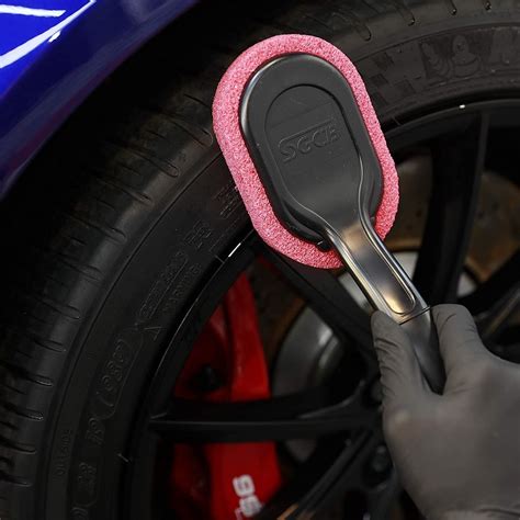 Sgcb Pro Tire Shine Applicator Brush Tire Dressing Applicator Sponge