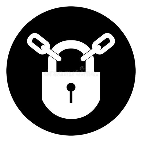 Keep Locked Symbol Sign Vector Illustration Isolate On White