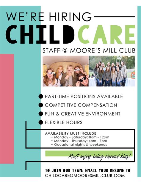 Childcare Amen — Moores Mill Club