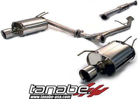 Tanabe 2003-2008 Acura TSX Tanabe Medallion Touring Dual Muffler Catback Exhaust - CorSport