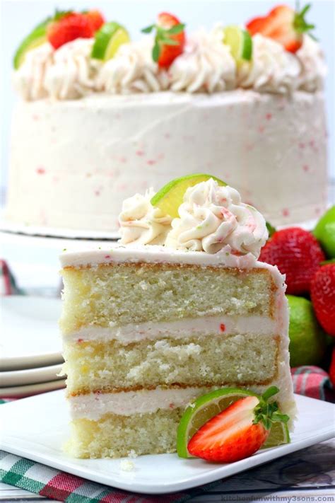 Strawberry Margarita Cake With Tequila Frosting Kitchen