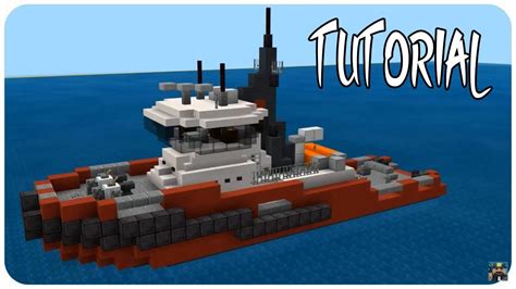 Minecraft How To Build A Tugboat In Minecraft Minecraft Tugboat