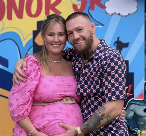 conor mcgregor reveals fiancée dee devlin is due to give birth very soon goss ie
