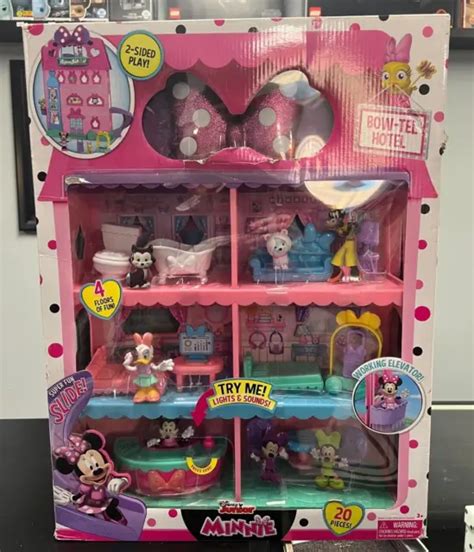 Disney Junior Minnie Mouse Bow Tel Hotel Pink Disney Play Set With